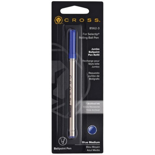 Cross Refill Selectip Med Blue Jumbo Ballpoint Single
