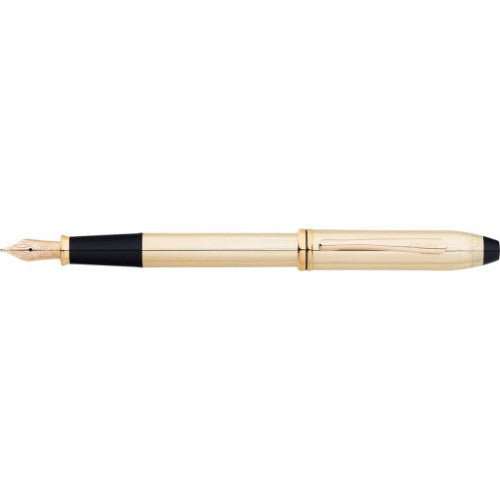 Cross Townsend 10ct Gold Filled/Gold Fountain Pen, Medium Nib