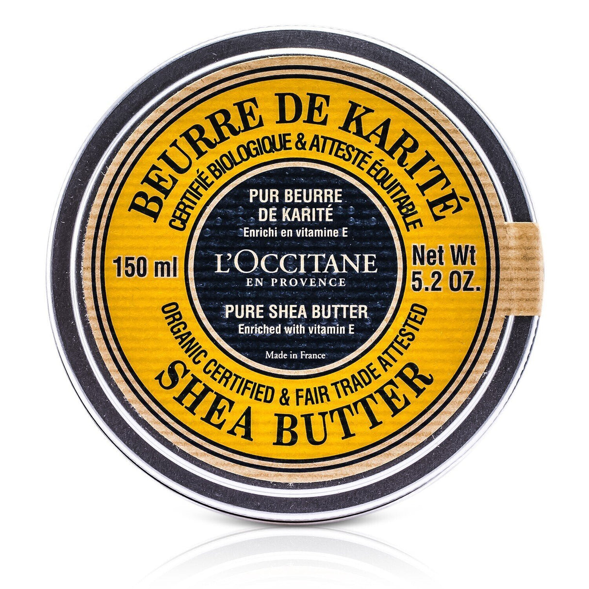 L'Occitane - Organic Pure Shea Butter - 150ml/5.2oz