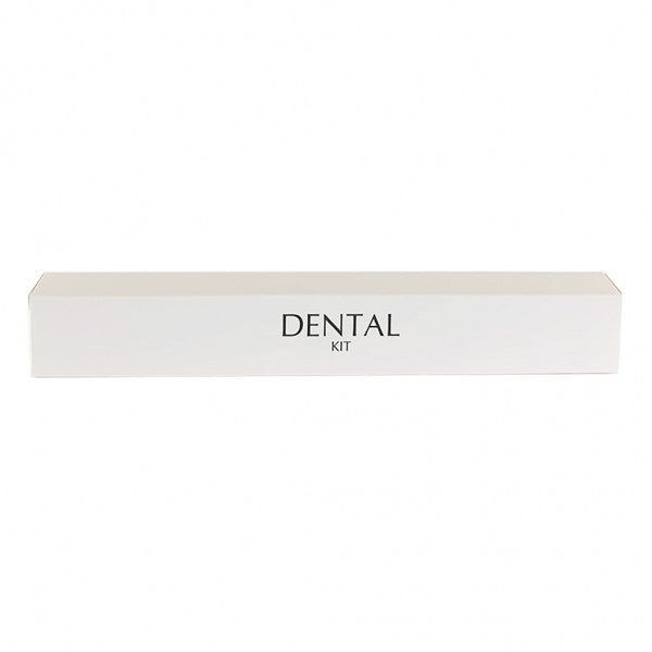 Overnight hotel dental kit set of 6, featuring premium toothbrushes and toothpaste for guest convenience and hygiene.