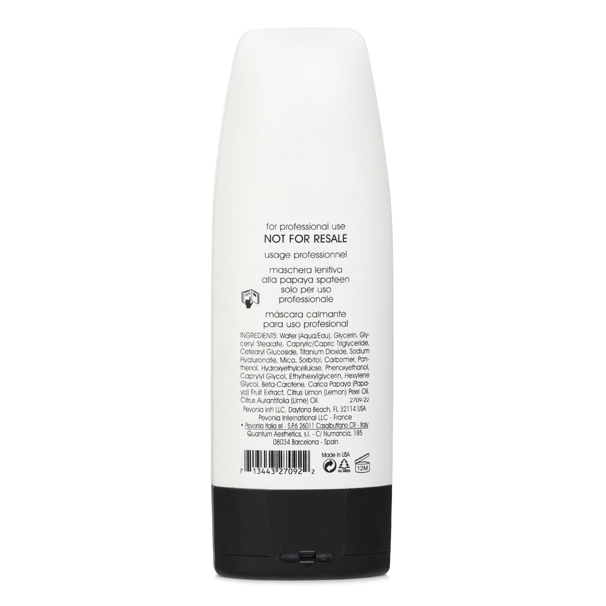 Pevonia Botanica SpaTeen Papaya Hydrasoothe Mask, 200ml, replenishes moisture for all skin types, revealing youthful radiance.