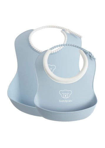 Bib Set - BABY BJORN Powder Blue (2pk)