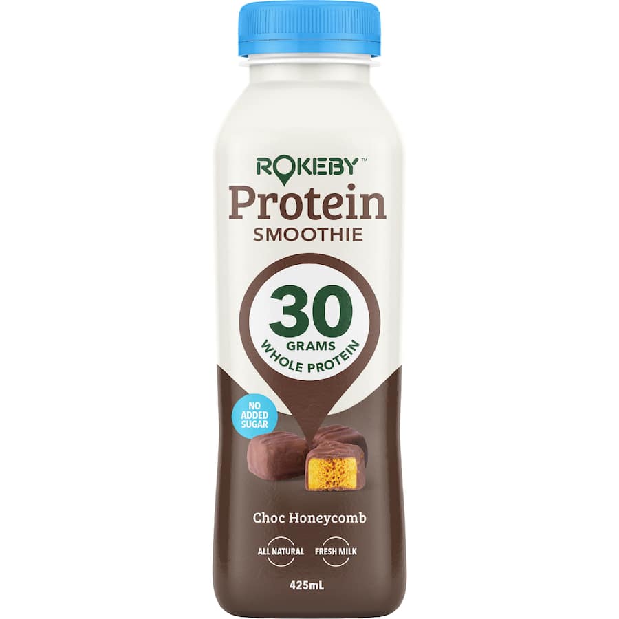 Rokeby Protein Smoothie Choc Honeycomb 425mL
