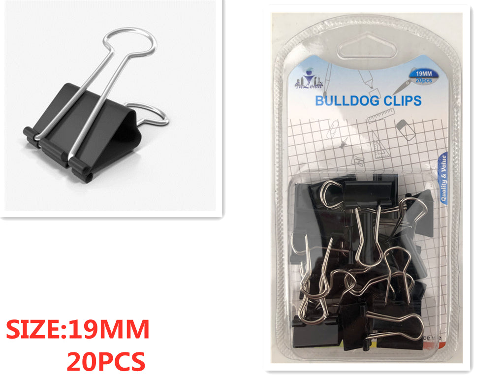 Bulldog Clips - 19mm (240pcs)