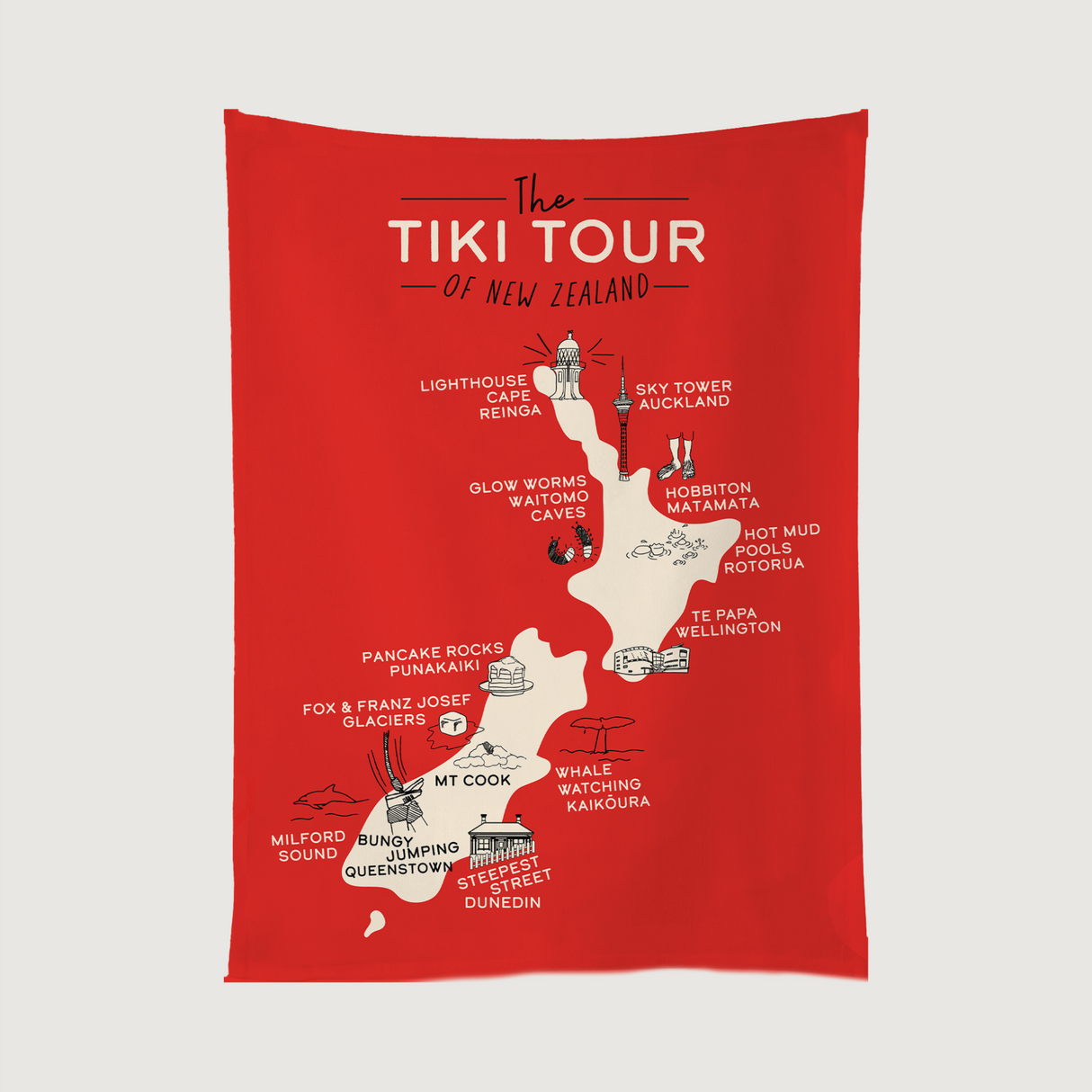 Moana Road Tea Towels - Tiki Tour