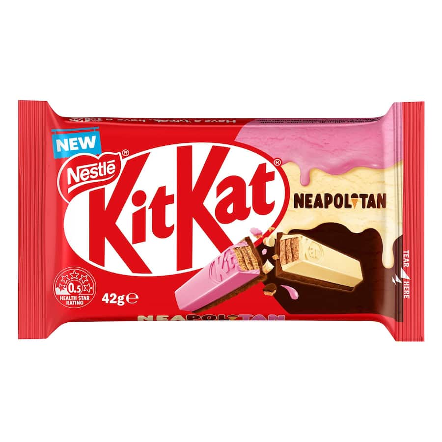 Nestlé Kit Kat Chocolate Bar Neapolitan 42g