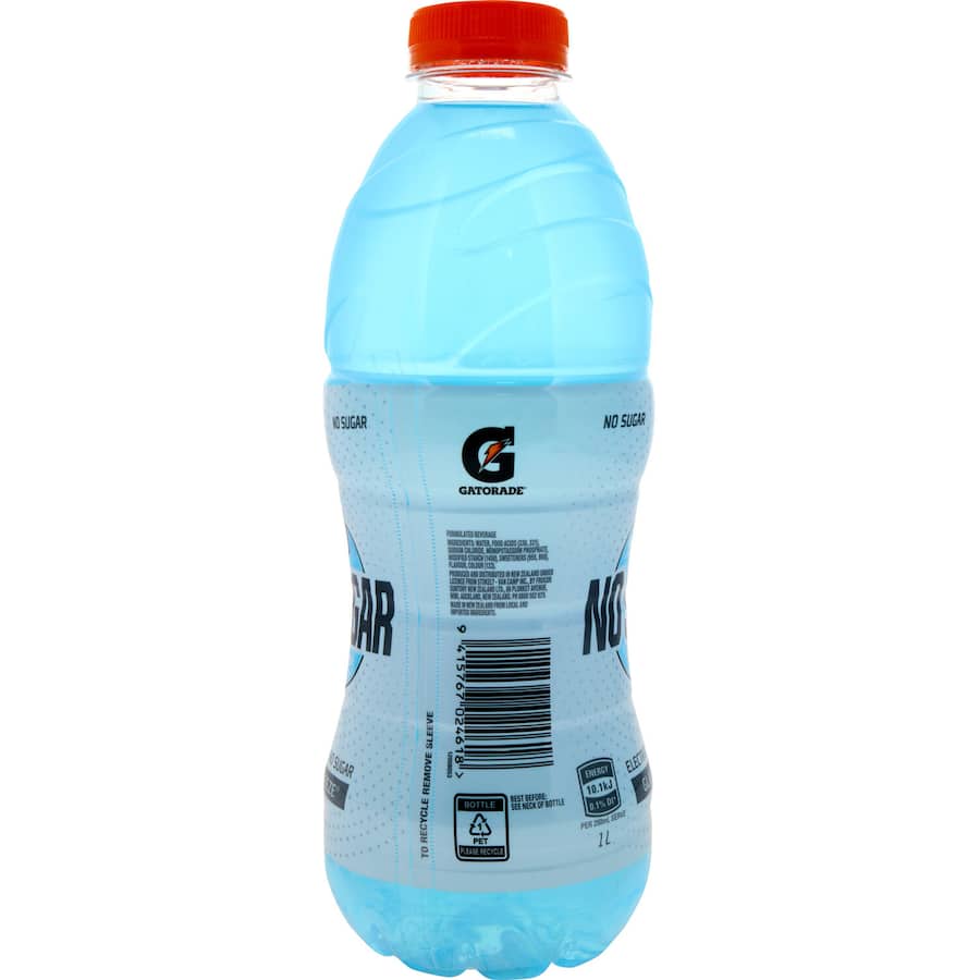 Gatorade No Sugar Sports Drink Glacier Freeze 1L
