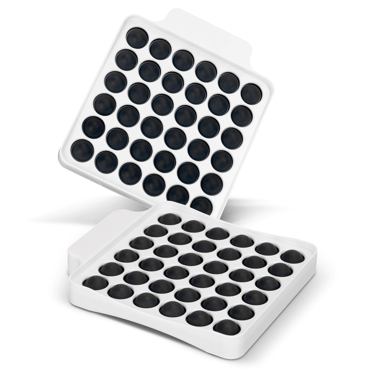 Square Sensory Pop It Fidget Board White & Black - Pack of 25