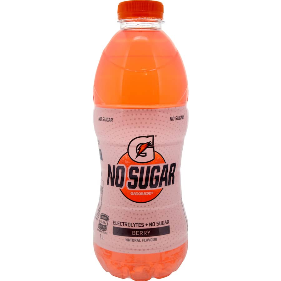 Gatorade No Sugar Sports Drink Berry - 1L