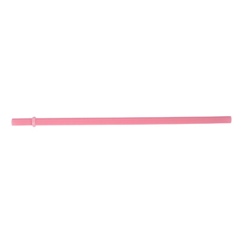 Vibrant pink Avanti glass smoothie straw, eco-friendly, durable, and dishwasher safe for stylish sipping.