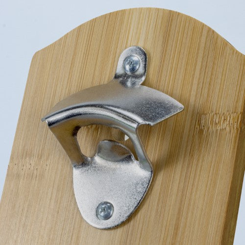 Wall Mounted Bottle Opener - NATURA Bamboo (Natural)