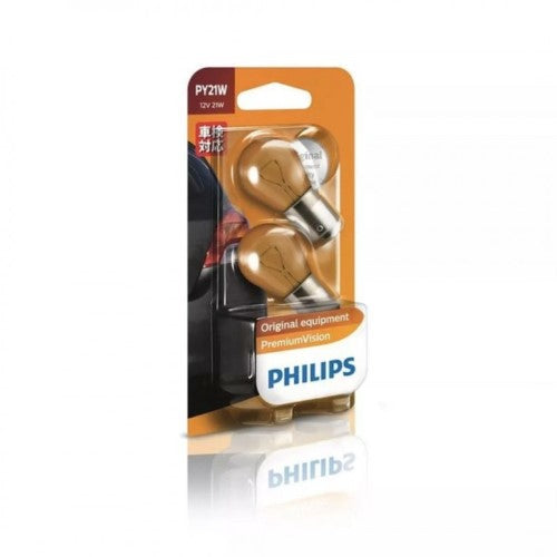 PHILIPS PY21W NA 12V BLISTER TWIN 12496NAB2 - PHILIPS