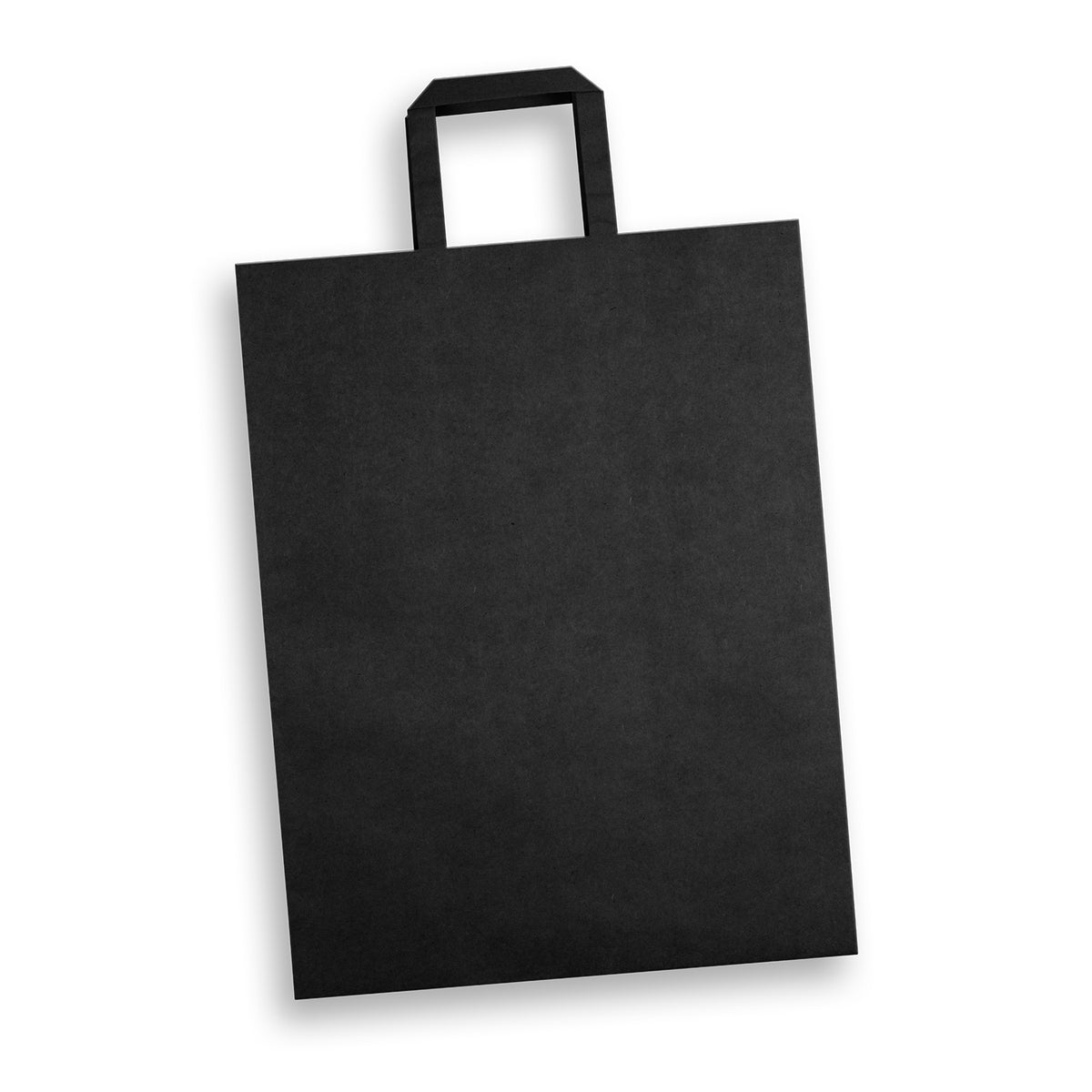 Extra Large Portrait Paper Shopping Bag With Flat Handles Black