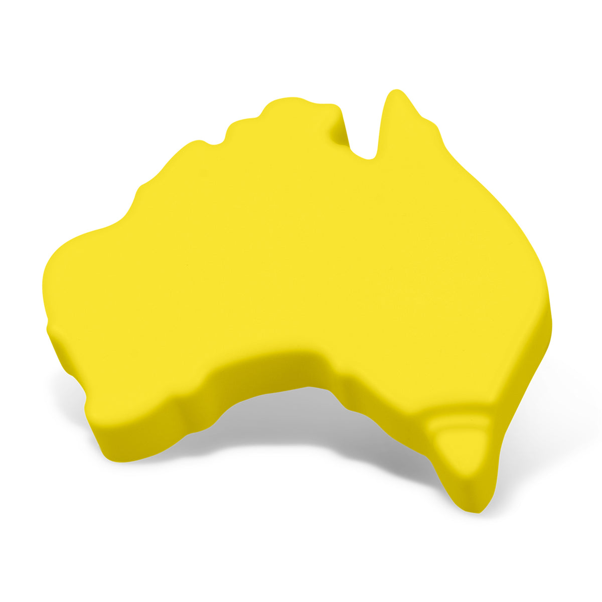 Australia Shaped PU Stress Ball Yellow - Pack of 50