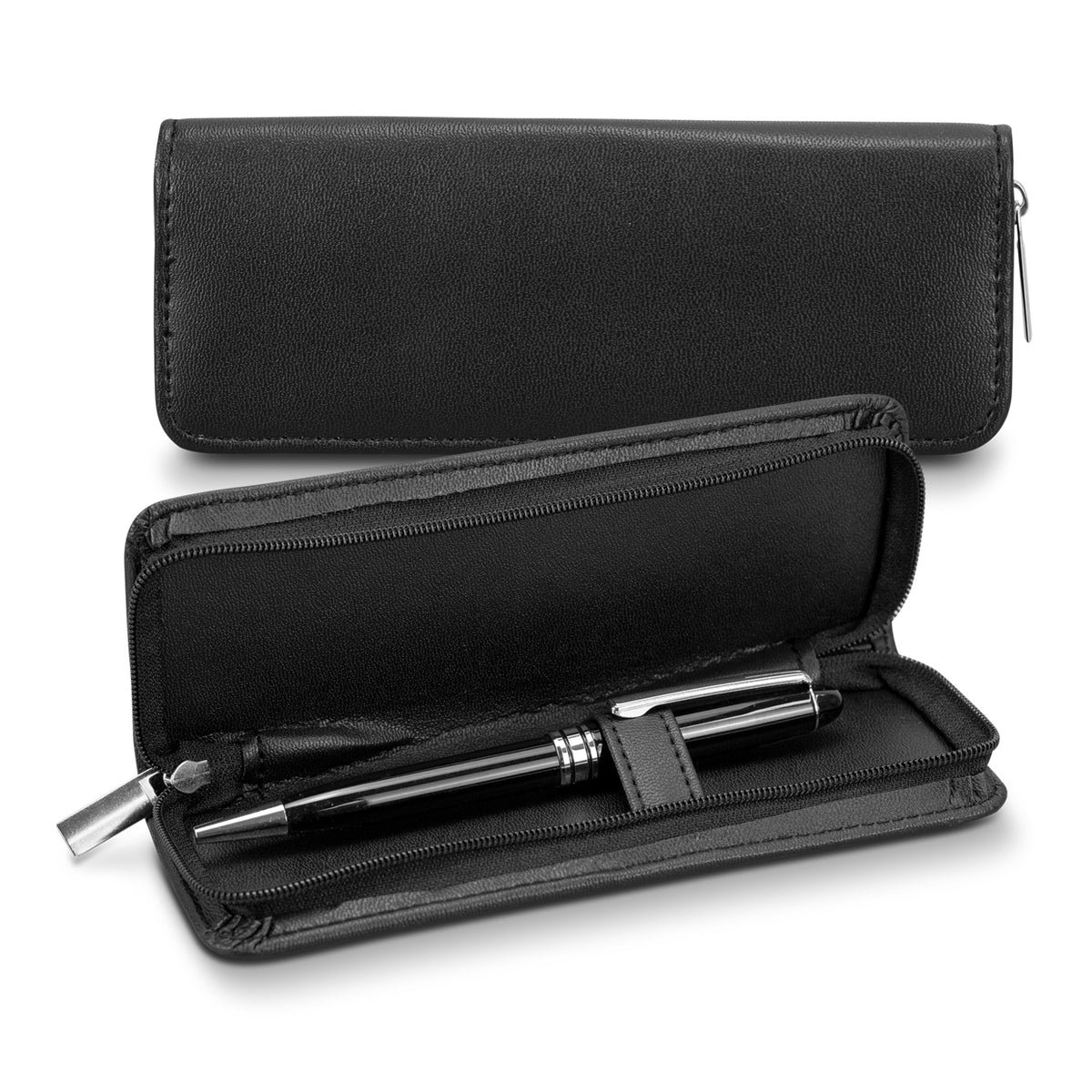 Zippered PU Pen Presentation Case for 2 Pens Cyrus - Pack of 20