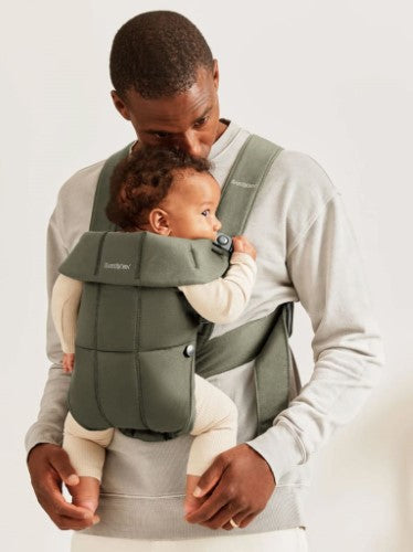 Baby Carrier - BABY BJORN Mini Woven (Dark Green)