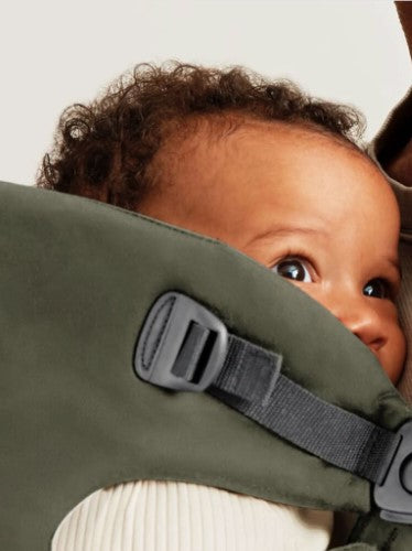 Baby Carrier - BABY BJORN Mini Woven (Dark Green)
