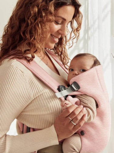 Baby Carrier - BABY BJORN MINI 3D Jersey (Light Pink)