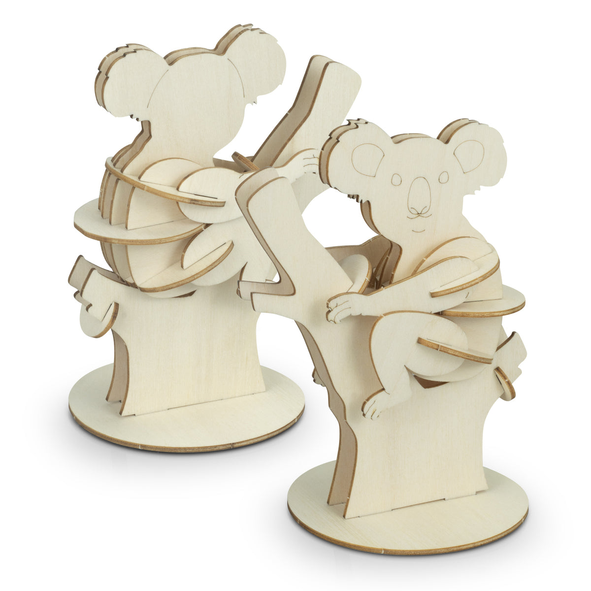 Wooden Koala Model Building Kit Laser Cut Basswood Brandcraft