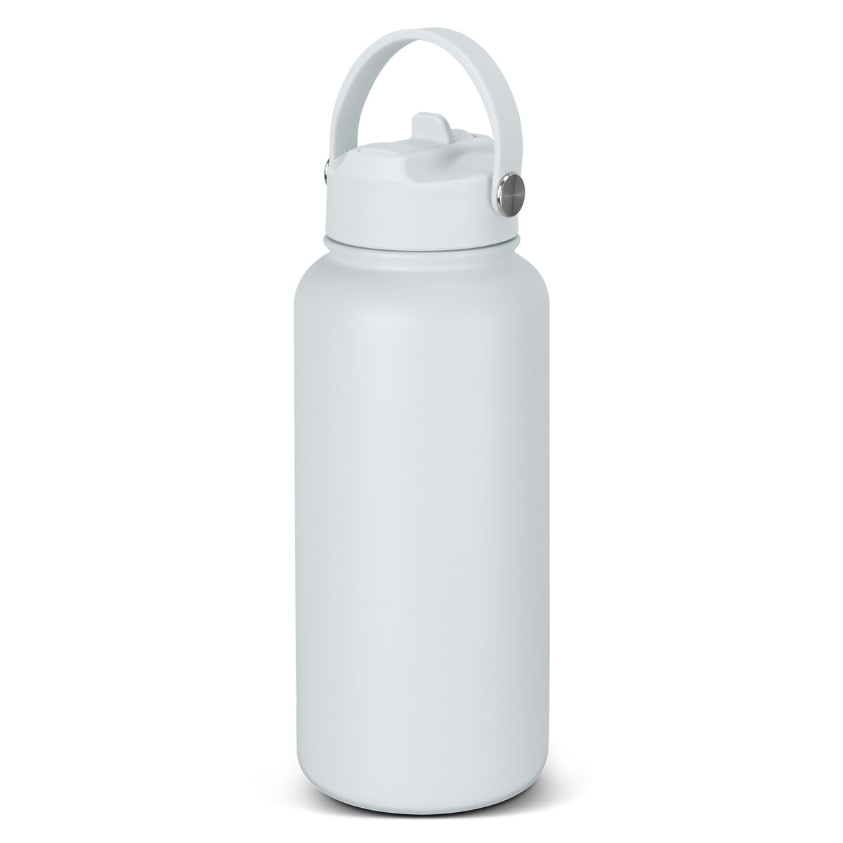 1L Stainless Steel Vacuum Insulated Drink Bottle Compadre White