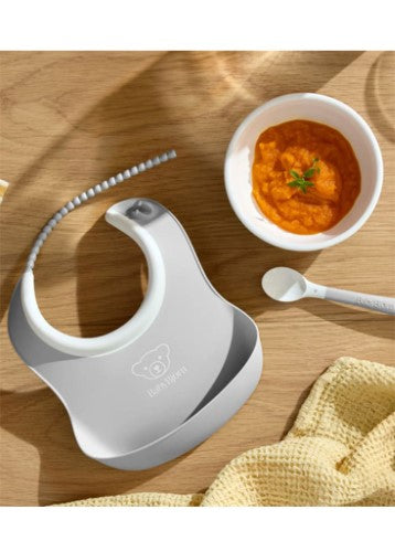 Baby Feeding Set - BABY BJORN Powder Grey (3pc)