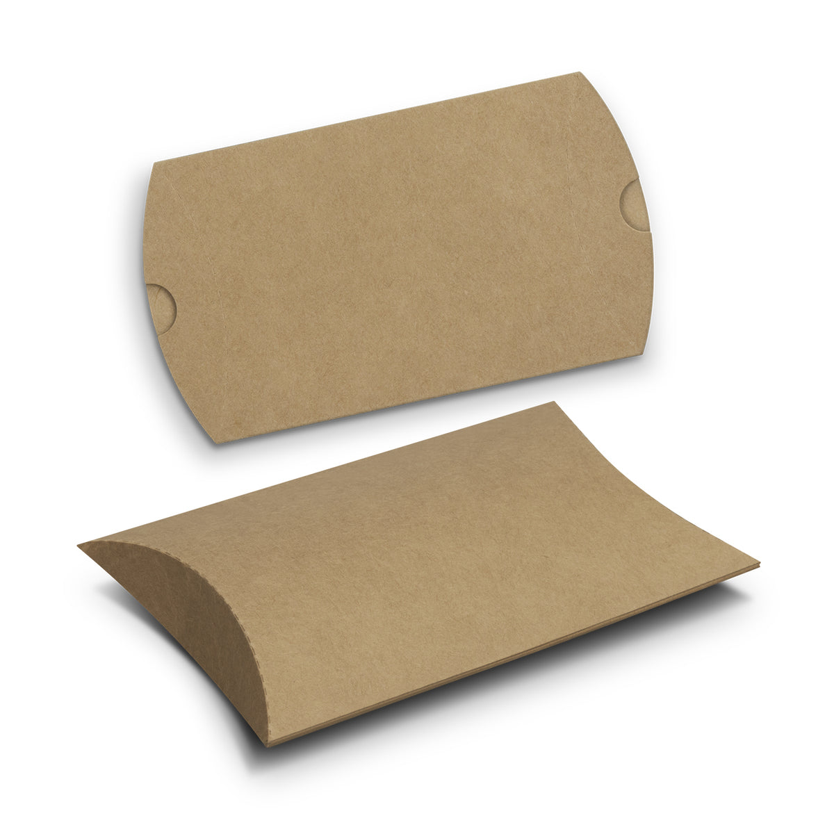 Small Pillow Gift Packaging Boxes Natural - Pack of 100