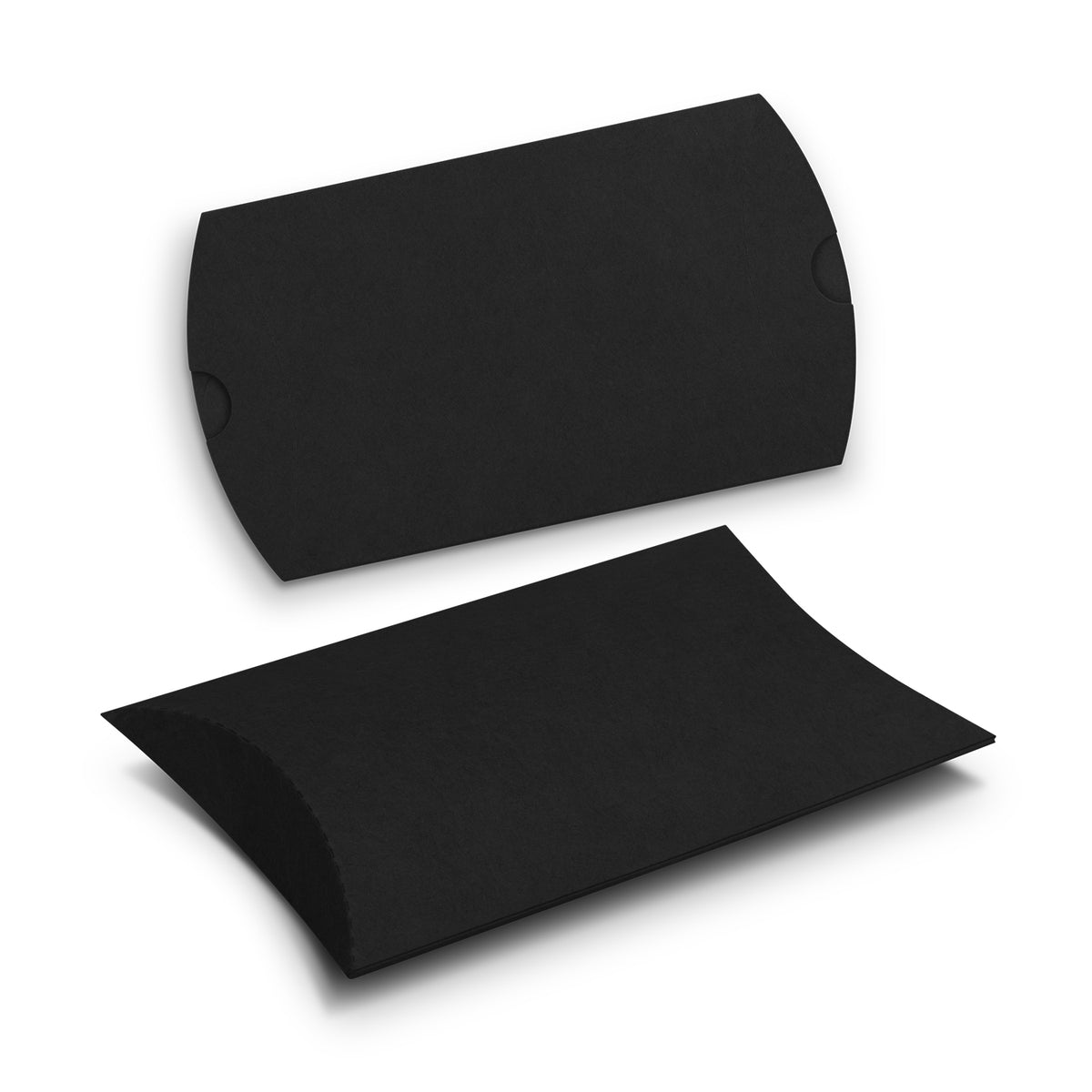 Small Pillow Gift Packaging Boxes Black - Pack of 100