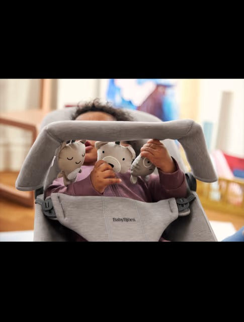 BABY BJORN SOFT FRIENDS TOY FOR BOUNCER NEUTRALS
