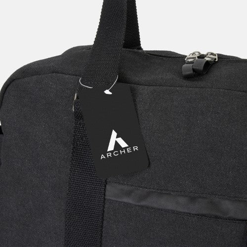 Canvas Duffle Bag - ARCHER Copenhagen (Charcoal)
