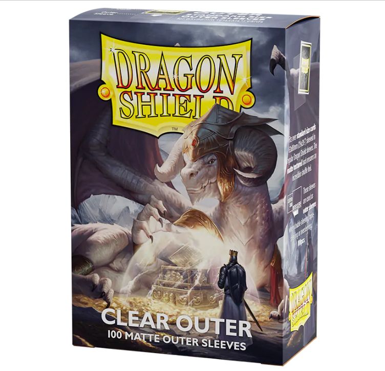 Dragon Shield: Outer Sleeves - Matte - Clear