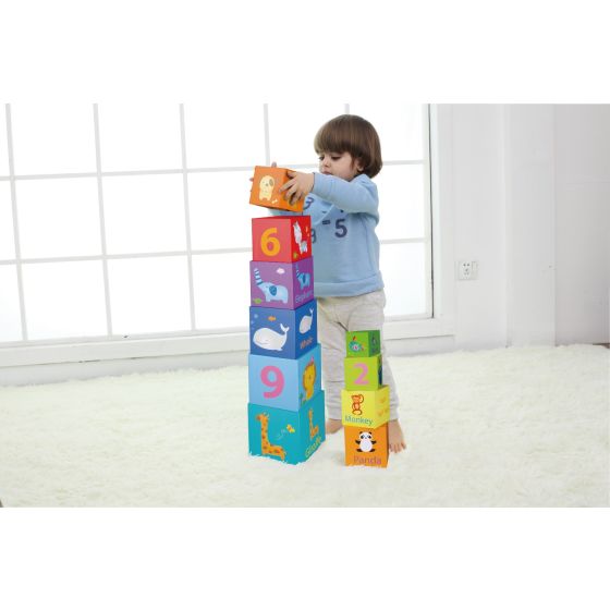 Stacking Cubes - Animals - Classic World