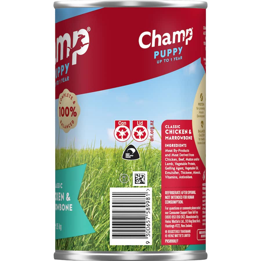 Champ Wet Dog Food Chicken & Marrowbone Tin 1.15kg