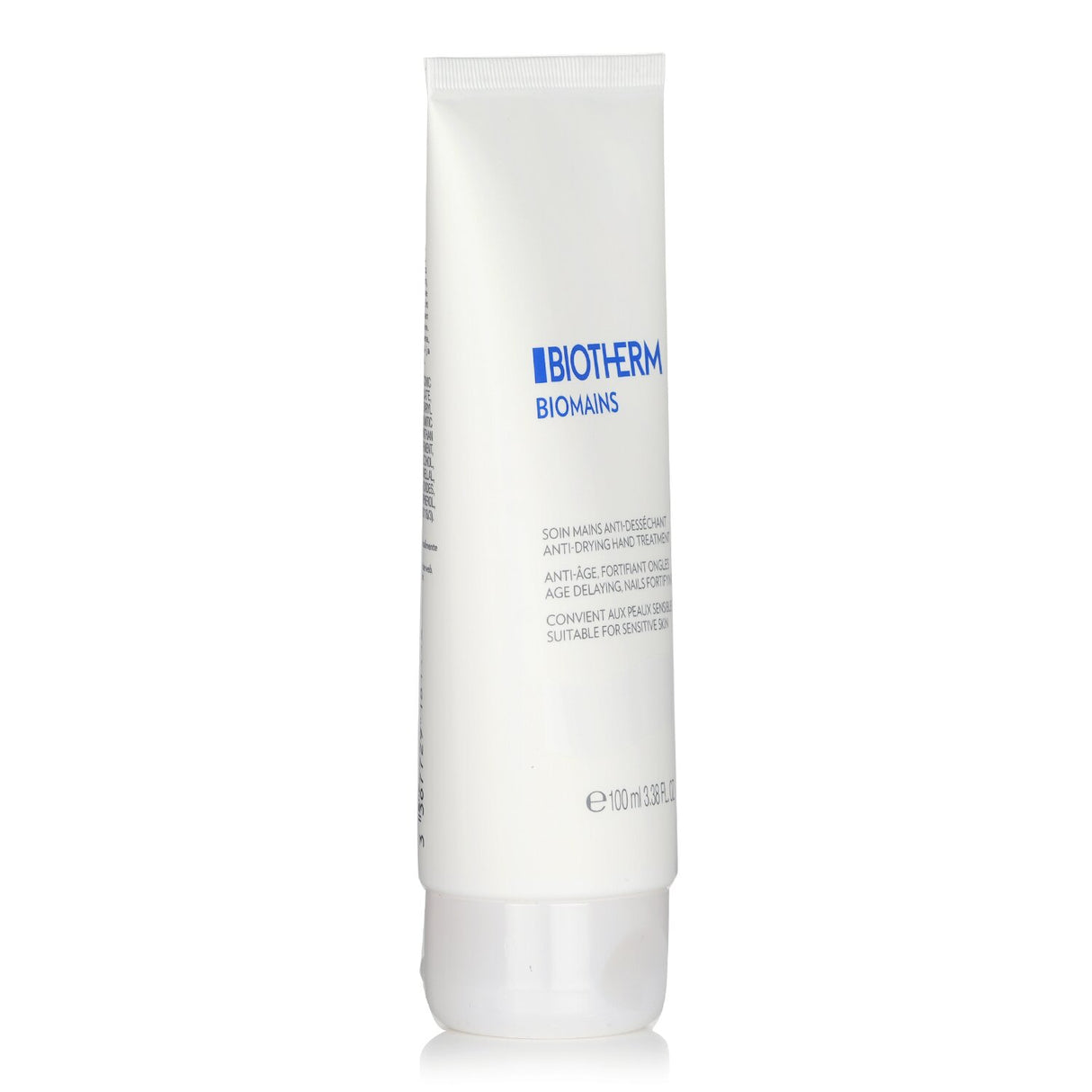 Biotherm Biomains Age Delaying Hand & Nail Treatment is a water-resistant cream for youthful hands and healthy nails.