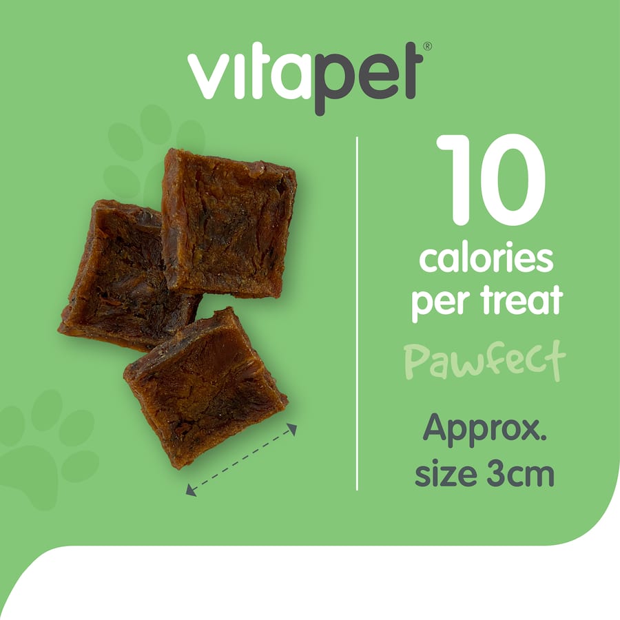 Vitapet Skin & Coat Dog Treats Chicken & Veggies Pouch 100g