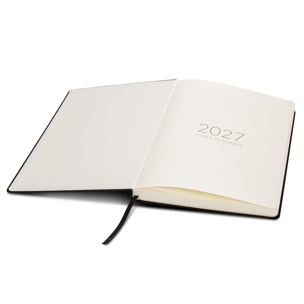 A4 2027 Daily Diary One Day Per Page Black