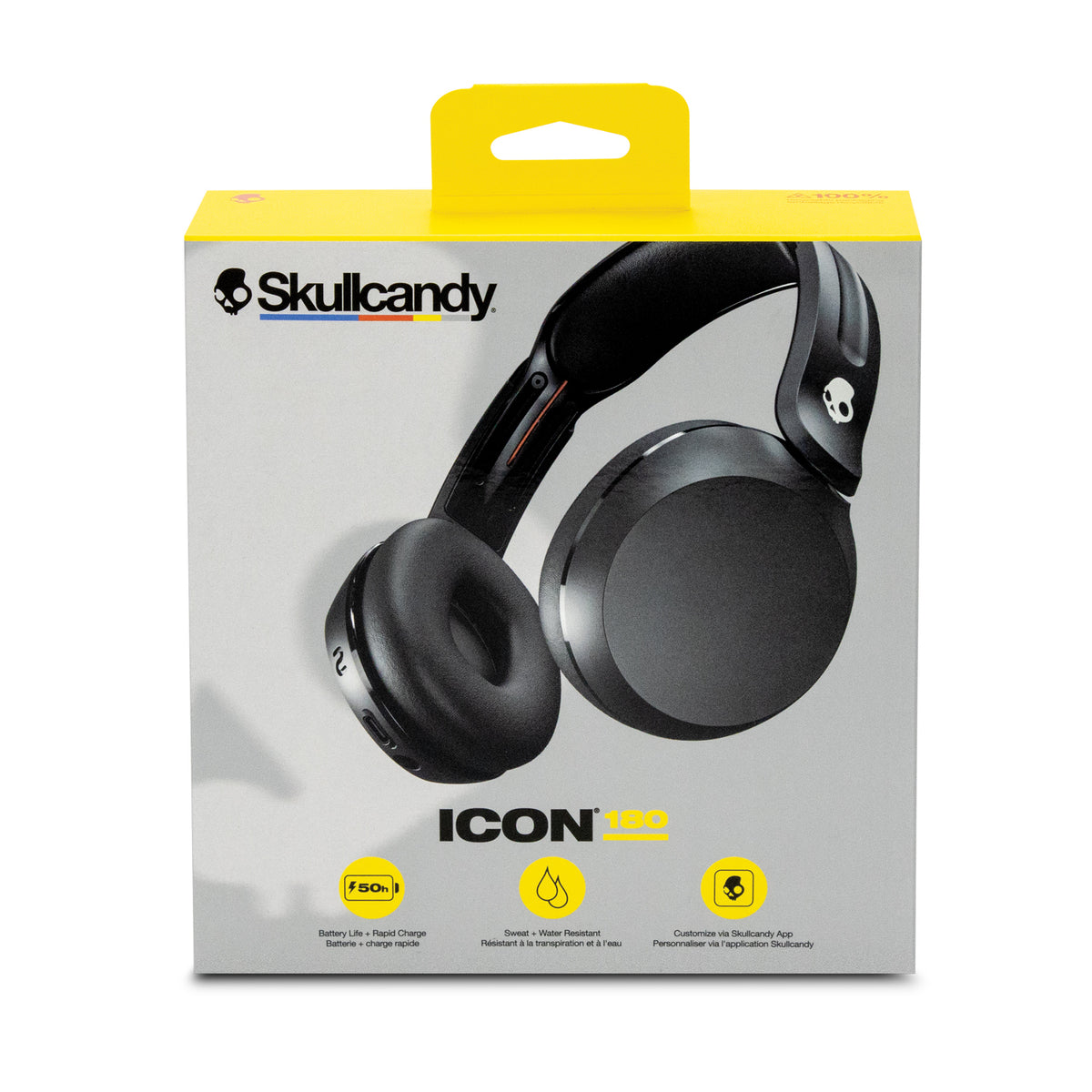 Skullcandy Icon 180 Wireless Bluetooth Headphones Black