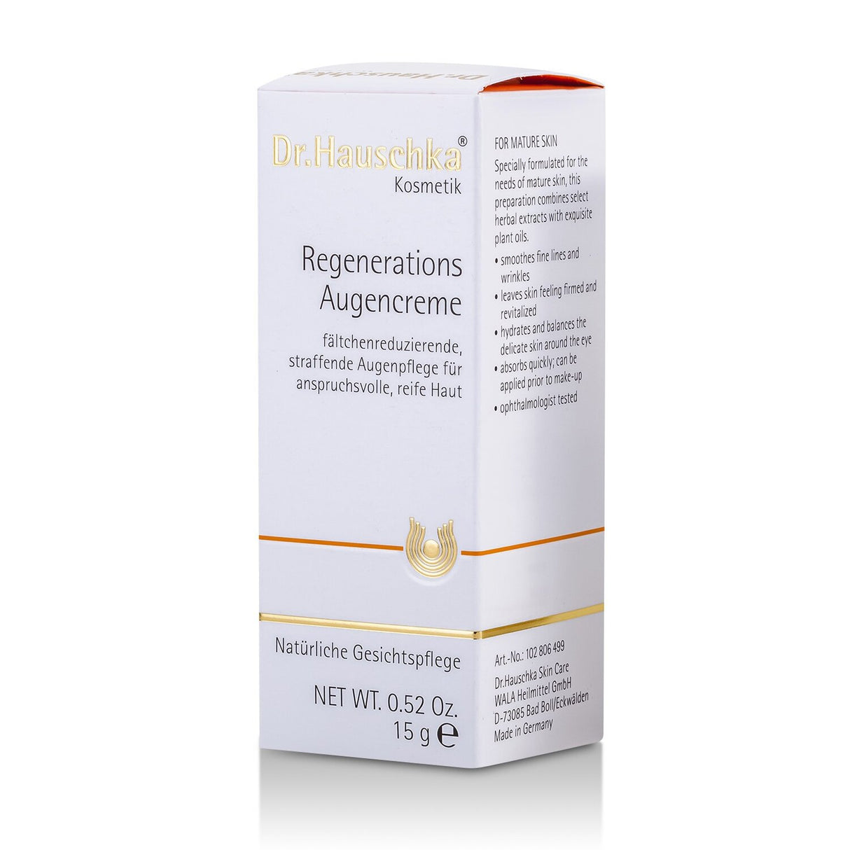 Dr. Hauschka - Regenerating Eye Cream - 15g/0.52oz