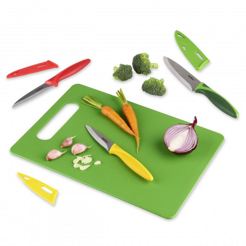 Zyliss Chopping Board & Knife Set | 3 Piece