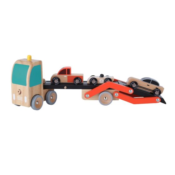 Car Transporter - Black/Orange - Classic World