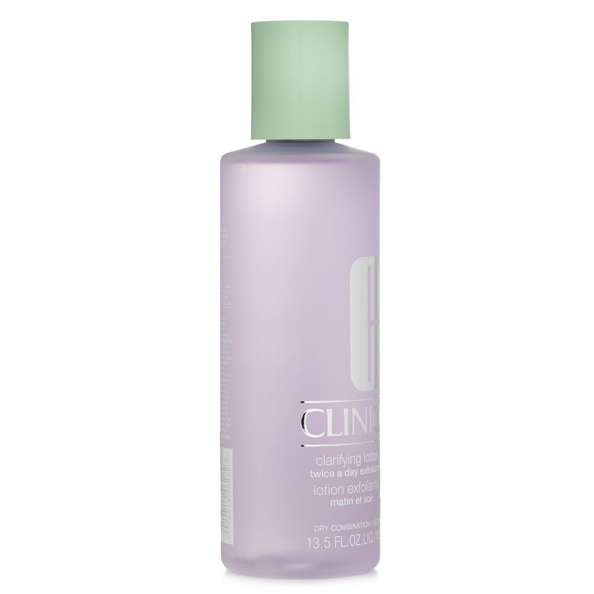 Clinique Clarifying Lotion 2 400ml: A toner for dry to combination skin that dissolves impurities and enhances moisture absorption.