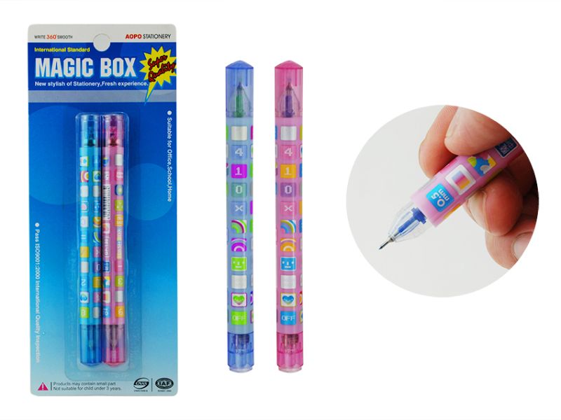 Gel Ink Pen - Fine Tip 0.5mm 2pk (24 Packs)