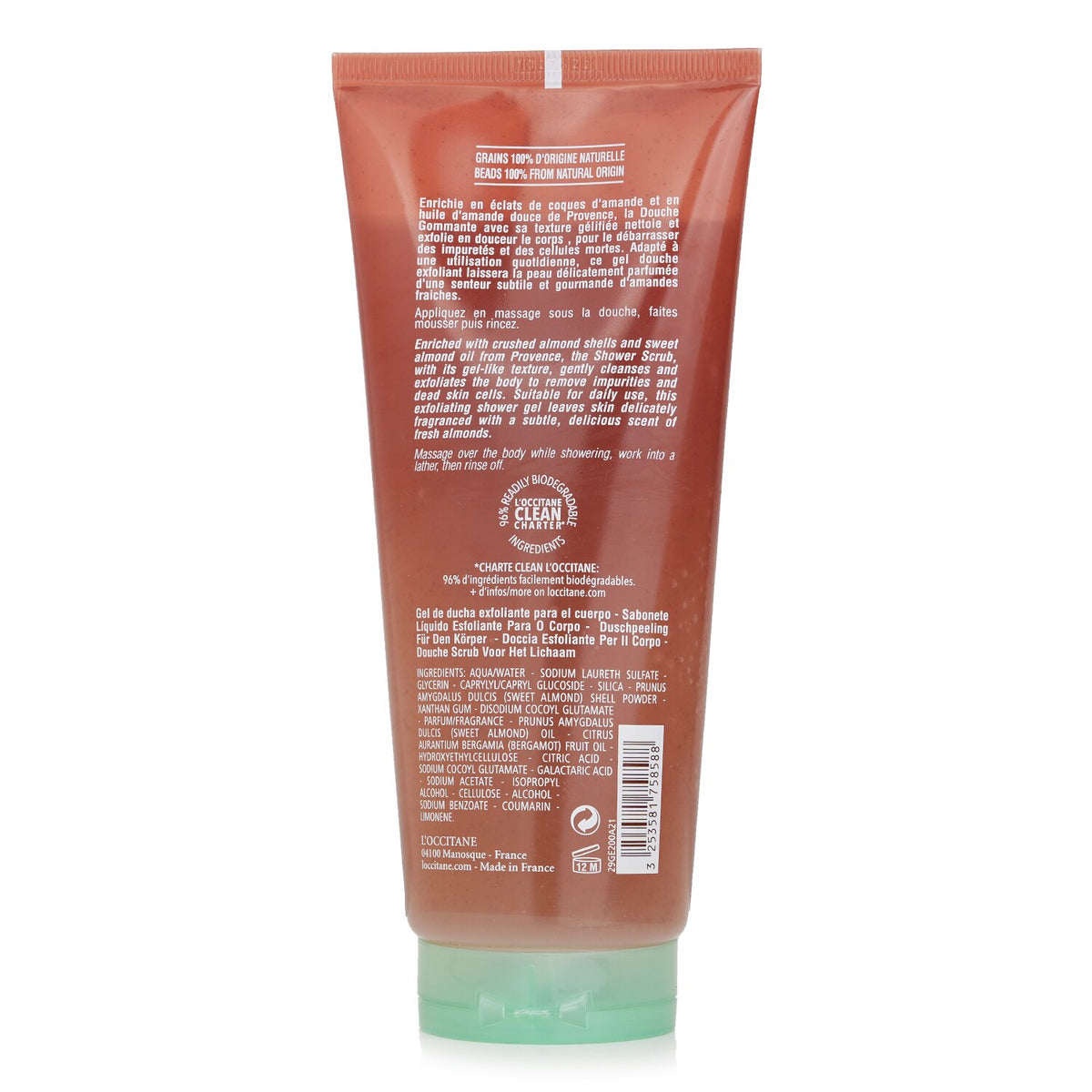 L'Occitane - Almond Shower Scrub - 200ml/6.7oz