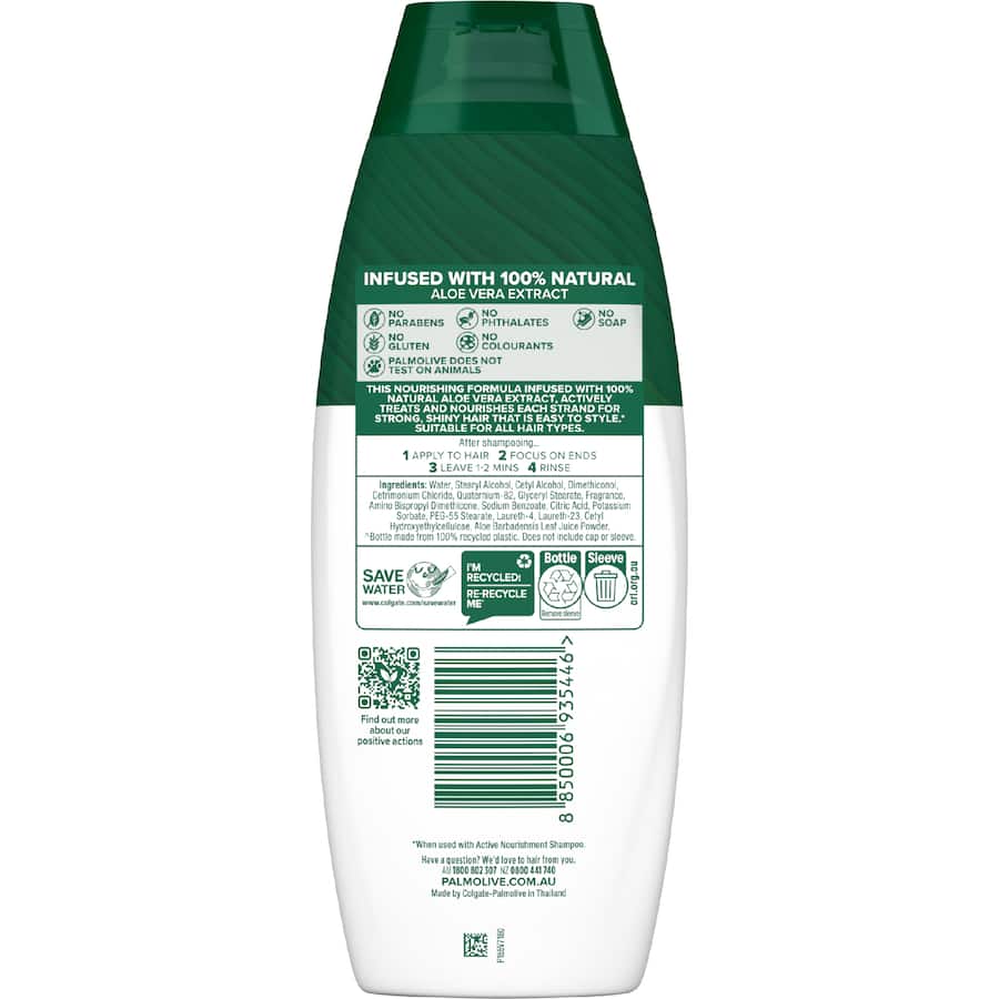 Palmolive Naturals Conditioner Active Nourishment Aloe Vera 350mL