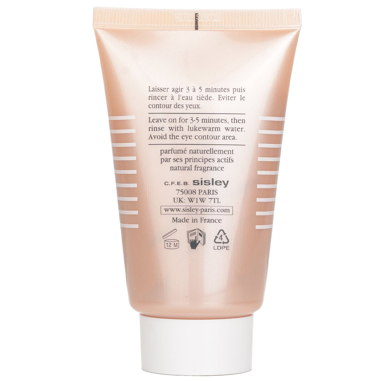 Sisley Radiant Glow Express Mask with Red Clays, 60ml, revitalizes and brightens skin with natural extracts in just 3-5 minutes.