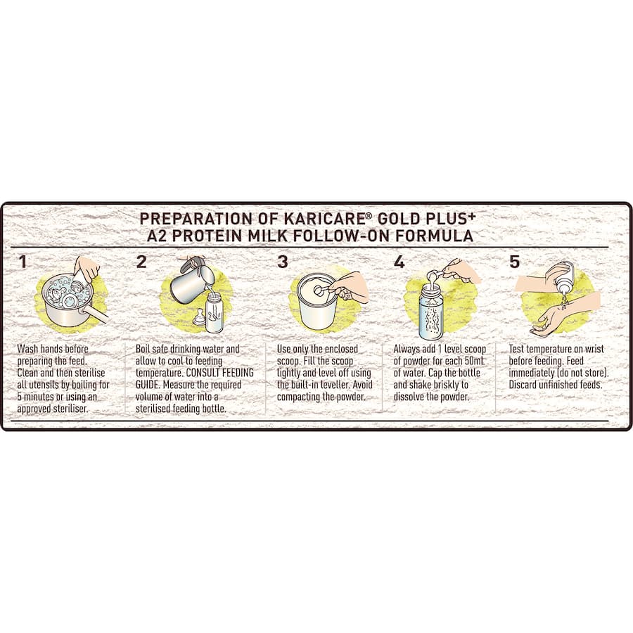 Karicare Gold Plus+ A2 Protein Milk 2 Baby Follow-on Formula From 6-12 Months