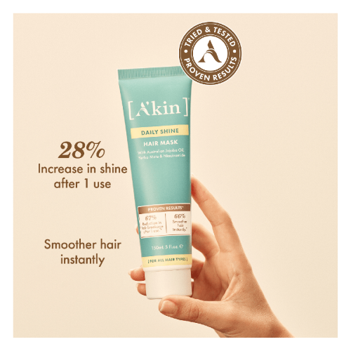 HAIR MASK - AKIN / A'KIN DAILY SHINE (150ml) x 4 Tubes