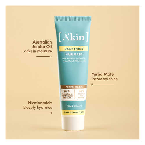 HAIR MASK - AKIN / A'KIN DAILY SHINE (150ml) x 4 Tubes