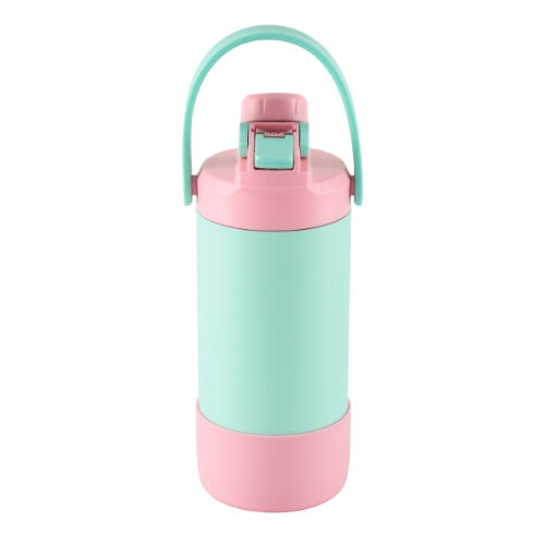 2 Way Drinking Insulated Bottle - AVANTI YumYum 400ml (Blue/Pink)
