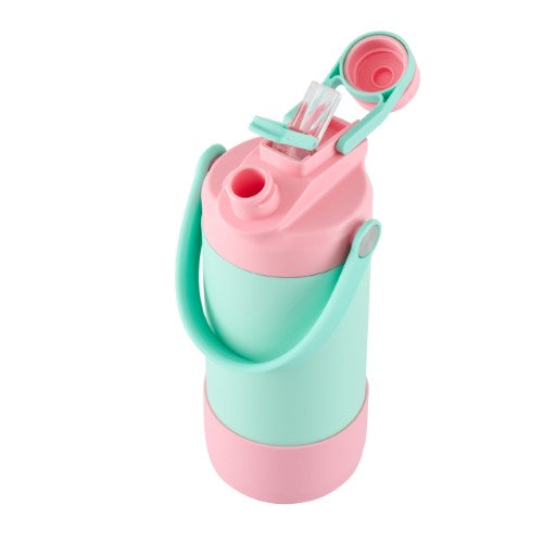 2 Way Drinking Insulated Bottle - AVANTI YumYum 400ml (Blue/Pink)