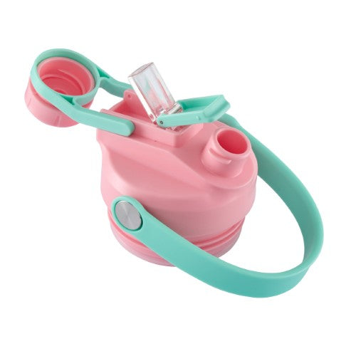 2 Way Drinking Insulated Bottle - AVANTI YumYum 400ml (Blue/Pink)